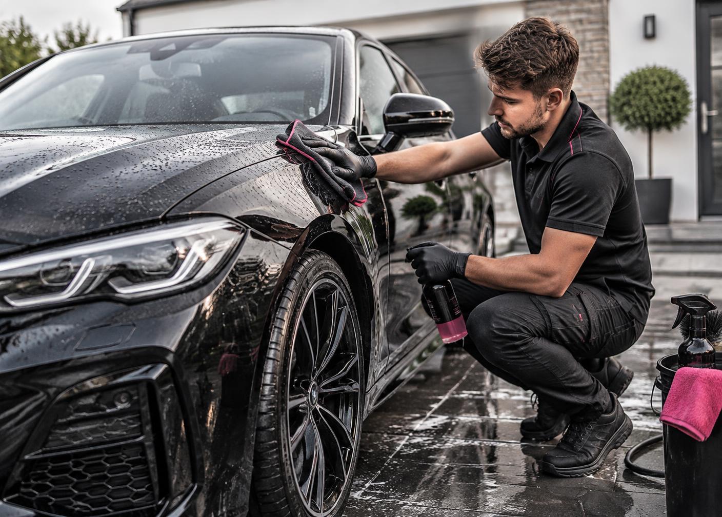 FFB mobile car detailing specialist at work